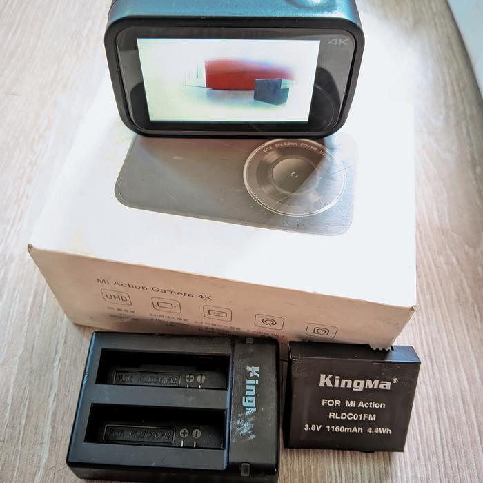 xiaomi action camera 4k second minus