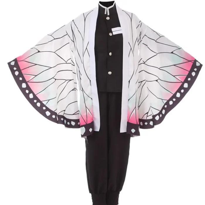 Kostum Cosplay Kochou ShinobuAnimeWik Shinobu Haori Seragam WanitaAnakPakaian Halloween