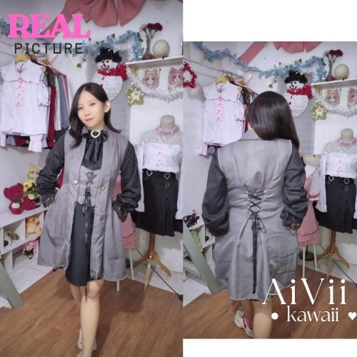 (AiVii) VEST JUBAH ROMPI OUJI KEI
