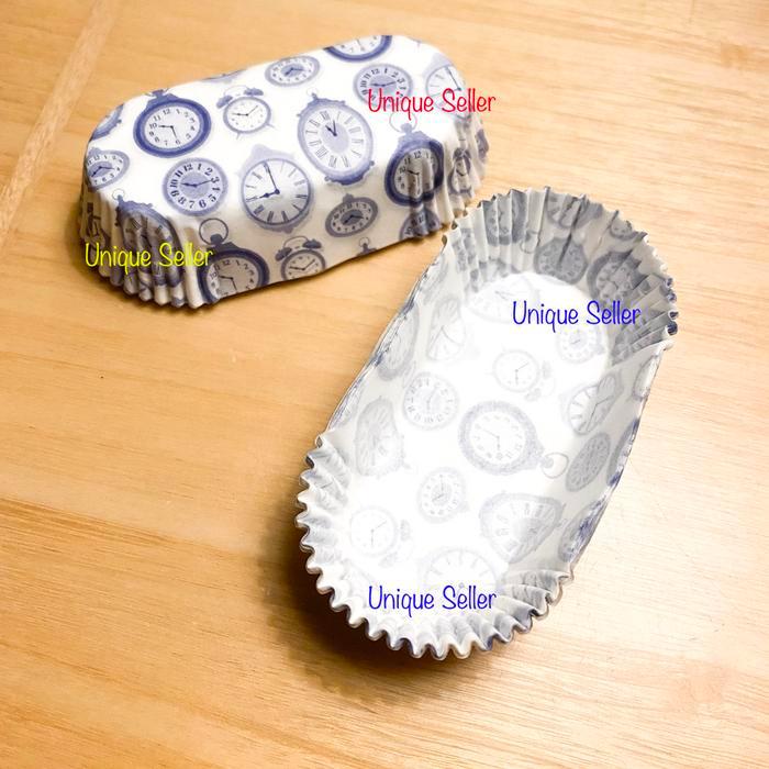 [Isi1000] Kertas Alas Risol Risoles Oval 13x8 FLORAL DRAGON PACK / Paper Cake Case Oval Medium Motif
