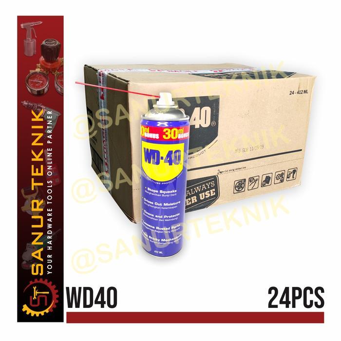 Wd40 / Wd 40 Pelumas Anti Karat 412 Ml (412Ml) Harga Per Dos (24 Pcs)