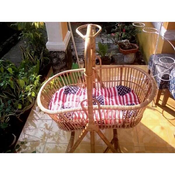 Ayunan Bayi Rotan /Ayunan Gantung box bayi