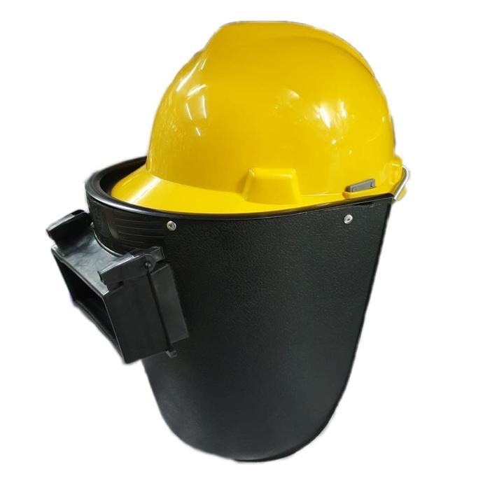 welding mask + safety helmet