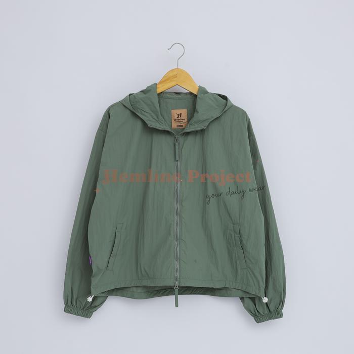 Kiyoko Lightweight Jacket by Hemline Project - Jade Green - M (S-M)