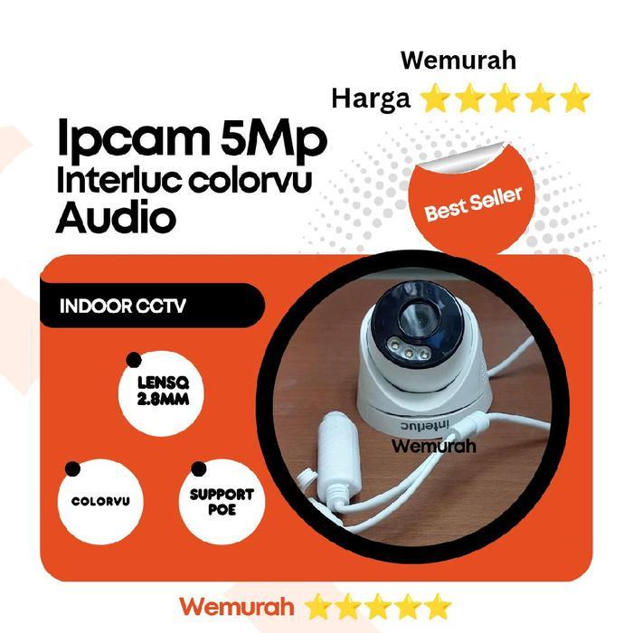 Dahua - Ipcam Indoor Colorvu 4MP Interluc - Cctv Ipcam Interluc 4MP Colorvu plus mic