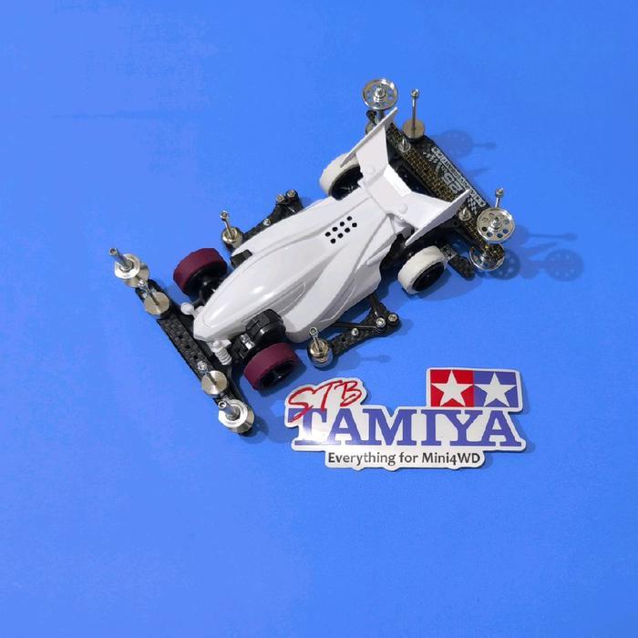 Tamiya SFM Karbon Side Damper 50 RTR Full HG Bemper Settingan Ban Small