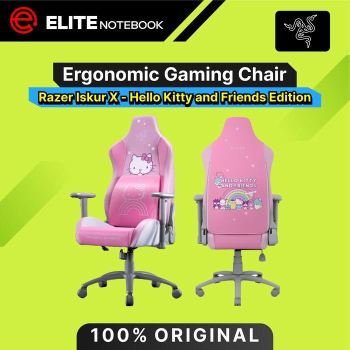 Razer Iskur X - Ergonomic Gaming Chair - Hello Kitty & Friends Edition