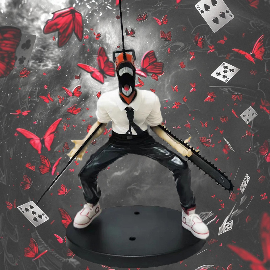 HOT chainsaw man anime figure power denji action figure pvc chainsaw man power statuette pvc adult