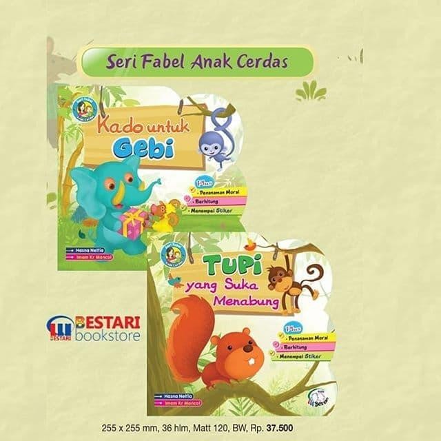 buku seri fabel anak cerdas - bestari kids
