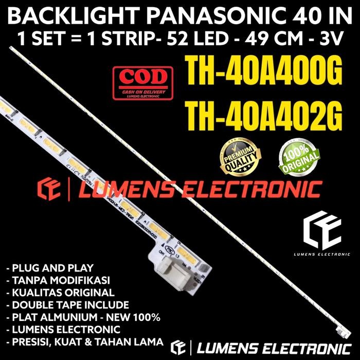 BACKLIGHT TV LED PANASONIC 40 INC TH-40A400G TH-40A402G TH40A400G TH40A402G 40A400 40A402 40A400G