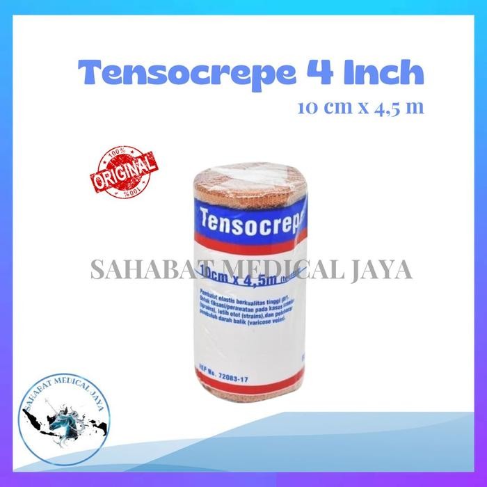 BSN TENSOCREPE PERBAN ELASTIS/VERBAN ROLL-VERBAN COKLAT - 4 INCH