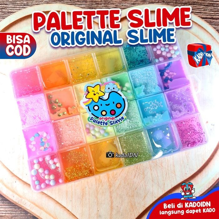 Slime Pallete Original Slime isi 24 by Kadokado.idn