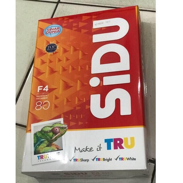 

Kertas Hvs F4 80 Gram Paper One - 1 Rim (500 Lembar) / Grab Exspres