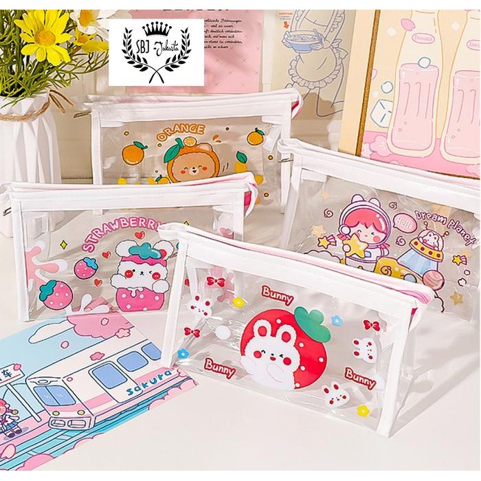 

Tempat pensil Kotak Pensil Tas kosmetik Motif Karikatur Korea Design