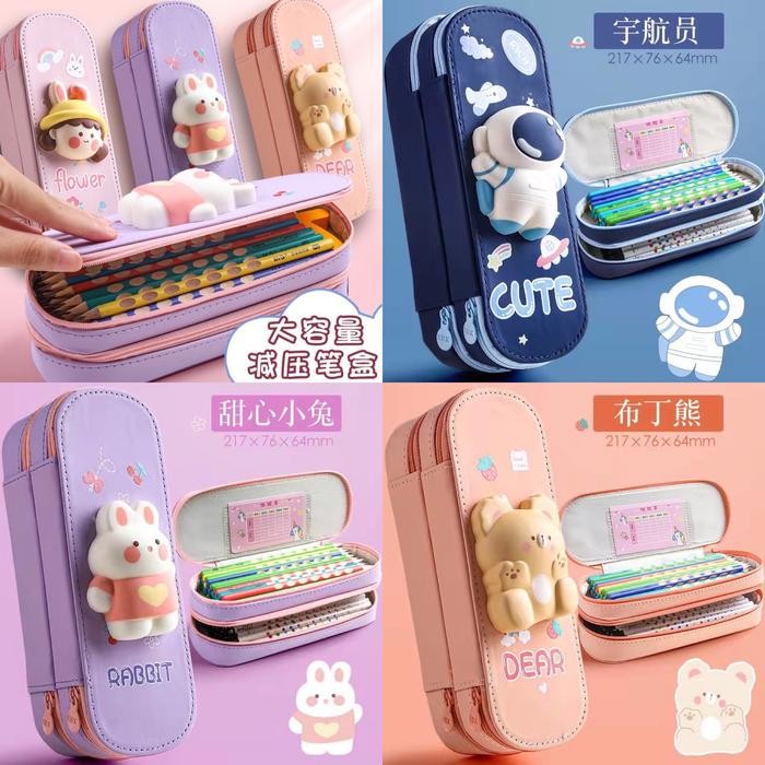 

Kotak Pensil 3D Squishy Tempat Pensil Hardcase Waterproof Pencil case