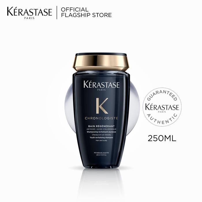 Kerastase Chronologiste Bain Regenerant 250ml Anti Aging Shampoo - Shampoo untuk Rambut Rapuh &