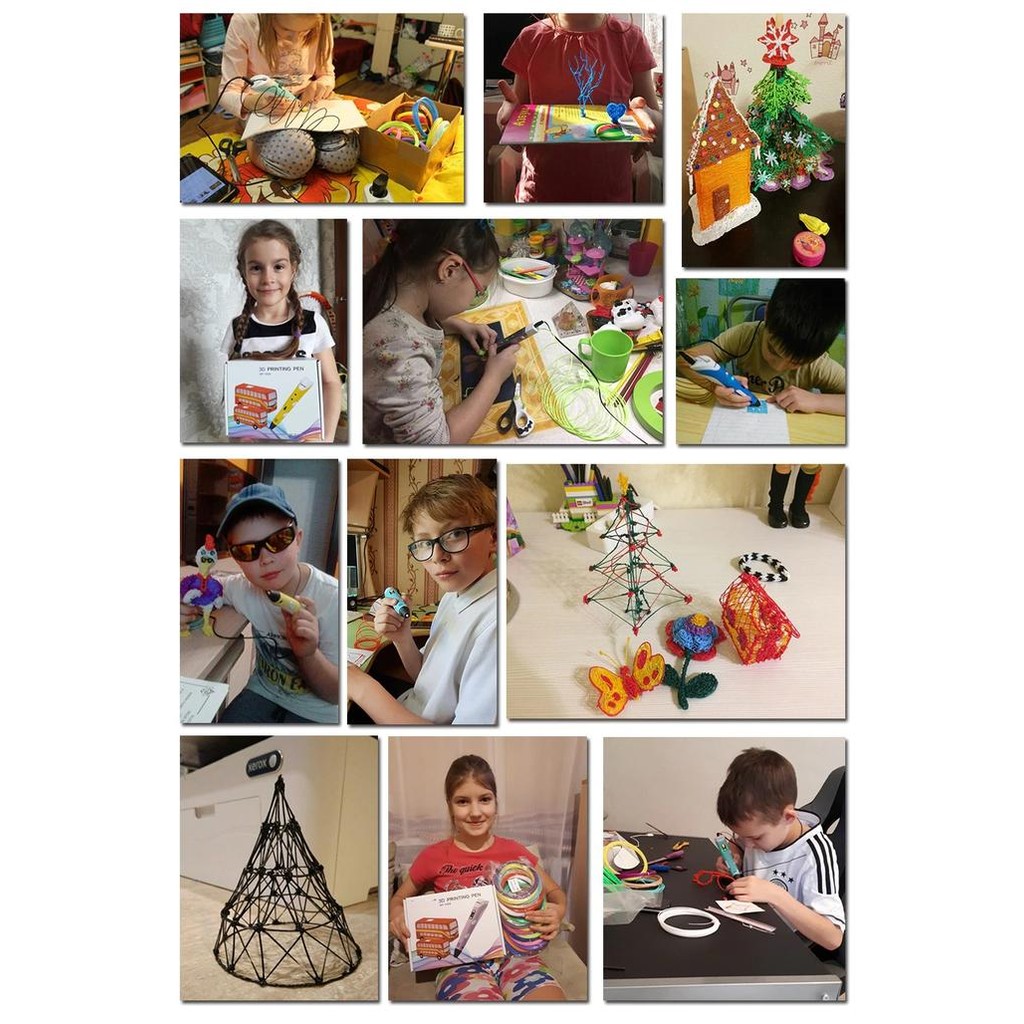 

Bisa Spk! Abs Filament 3D Arts Diy Pen For Kids Drawing Tools - Promo