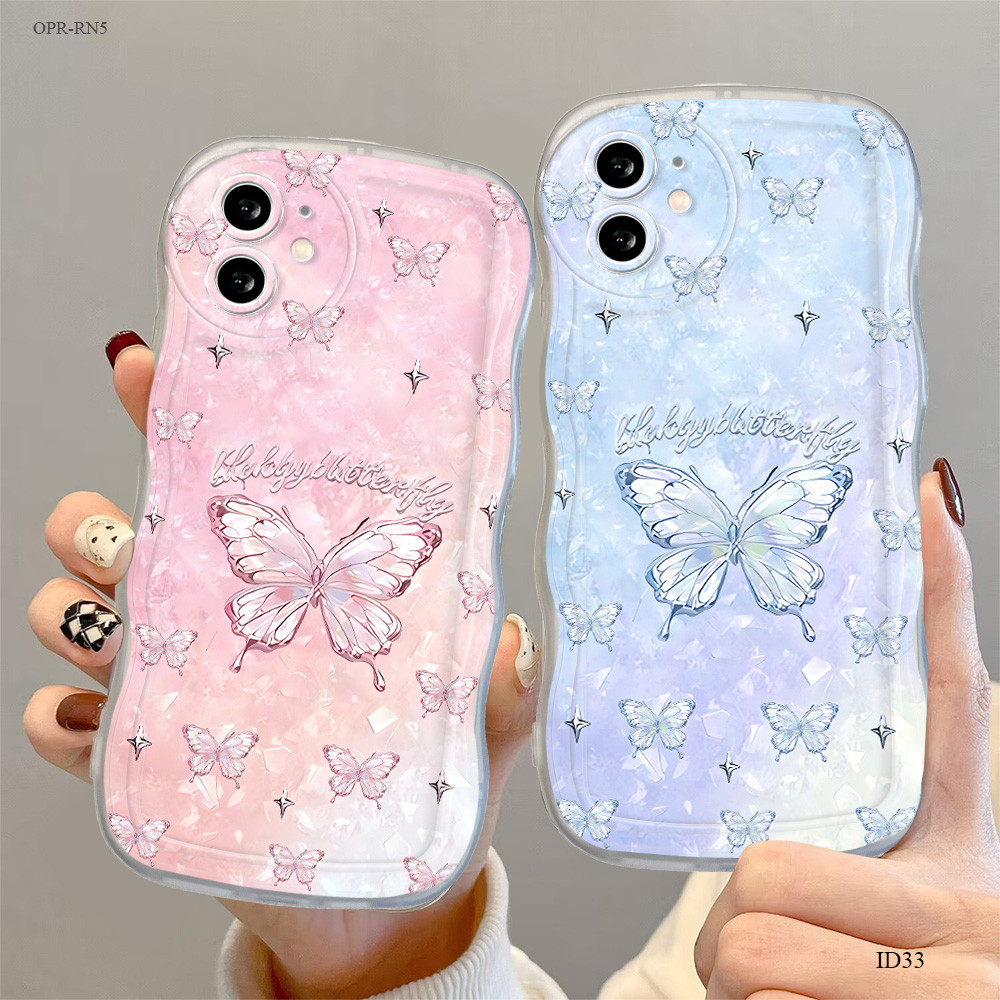 Casing Kupu-Kupu Untuk For OPPO Reno 14F 13F 11F 10 5F 2 3 8 8T 7 7Z 8Z 6 5 4 4F 2F 2Z F11 F9 F7 F5 