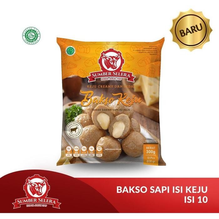 

Pilihan- Bakso Sapi Keju Creamy Premium / Bakso Sapi Sumber Selera Isi 10Pcs