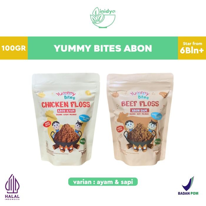 

Pilihan- Yummy Bites Abon 100Gr - Abon Bayi Abon Cipung Abon Crunchy Sapi Dan Ayam Abon Mpasi
