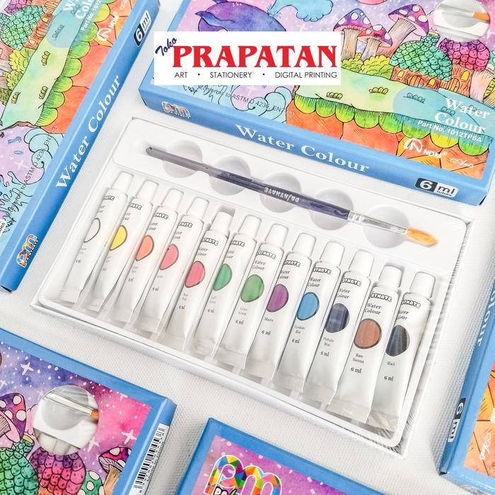 

Pilihan- Paintmate Watercolor 12 Warna X 6Ml Tp6A / Cat Air Paintmate