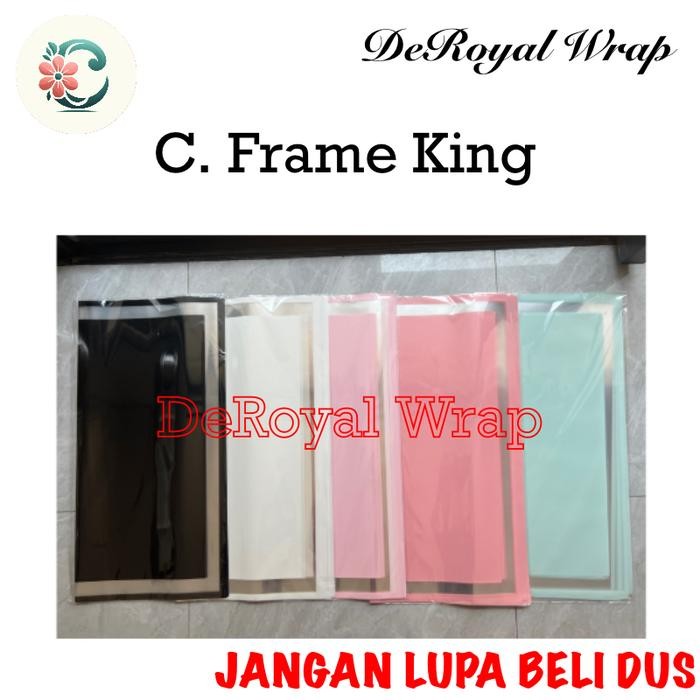 

Pilihan- 20 Lembar Cellophane Frame Bening / Cellophane Frame King / Kertas Bunga / Wrap Bunga