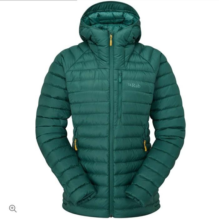 Bisa Gosend Jaket Winter Rab Microlight Alpine Womens Green Slate Jaket Hiking