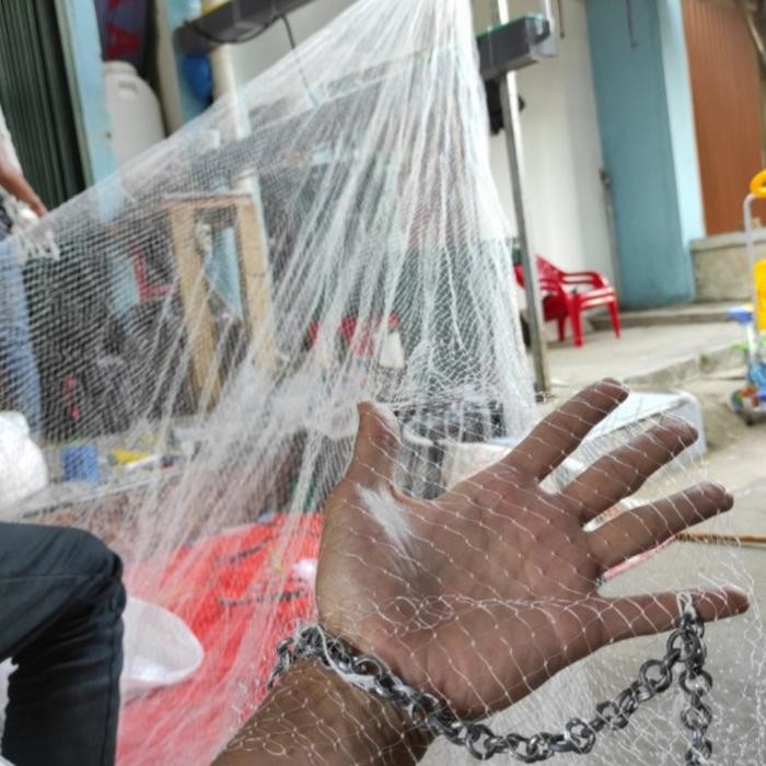 JALA LEMPAR JALA IKAN UDANG 12 FEET SIAP PAKAI