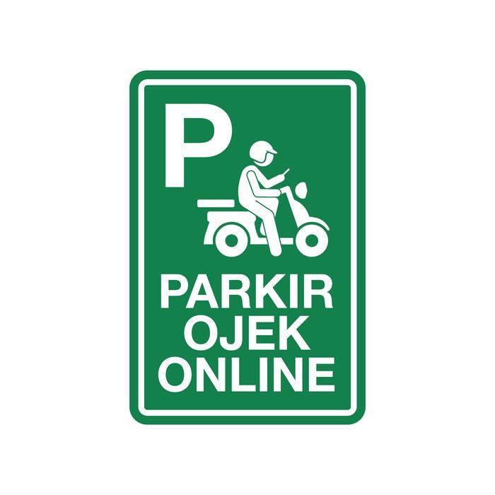 

RAMBU PARKIR OJEK ONLINE 20CM X 30CM PLAT ALUMUNIUM