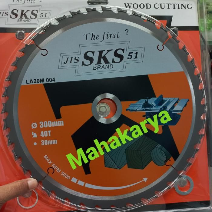 Sks51/Gergaji Kayu 12 Inch Mata 40/Sircular Saw/Gergaji