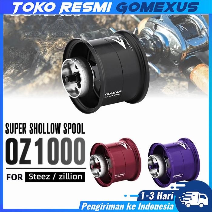 Gomexus Shallow Spool For Daiwa Steez Zillion Morethan Ryoga Baitcasting Fishing Reel Spool Line