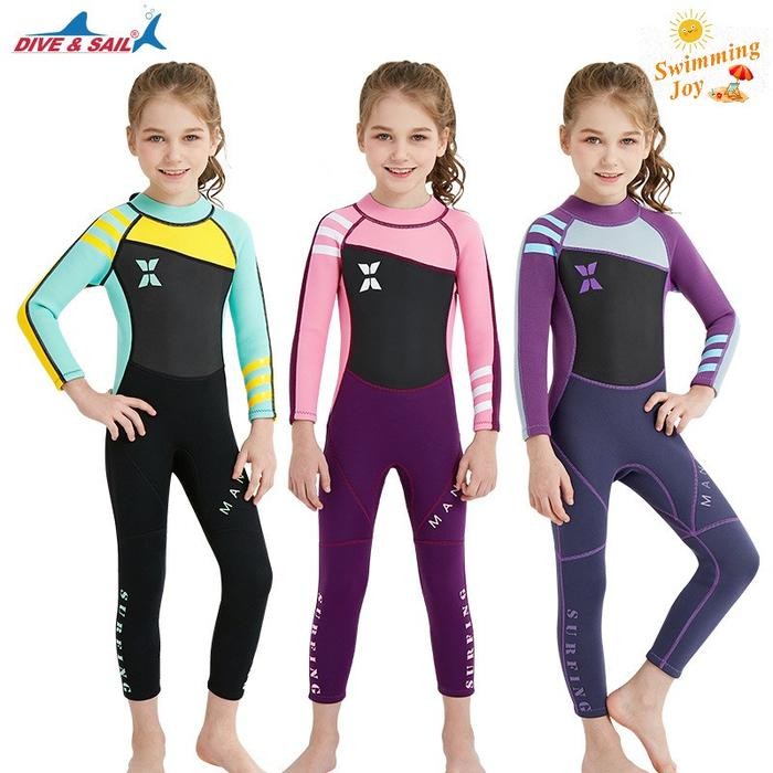 Baju Renang Anak Diving Neoprene 2.5 MM UPF 50+ Dive & Sail Wetsuit