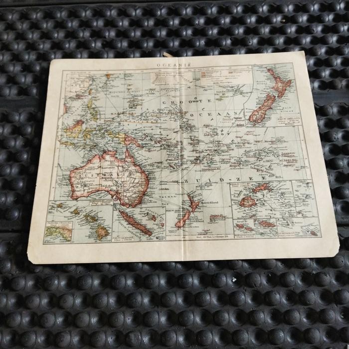 peta kuno jadul oceanie th 1900