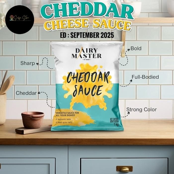 

Pilihan- Dairy Master Cheddar Cheese Sauce 1Kg 1 Kilo Saus Krim Keju Siap Pakai