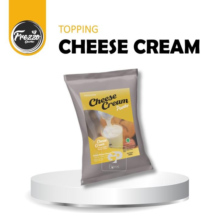 Pilihan- Cheese Cream 1Kg - Frezzo Topping Bubuk Minuman Berkualitas Dengan Kemasan Aluminium