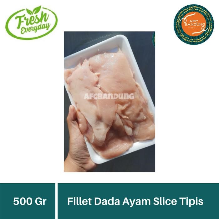 

Pilihan- Daging Fillet Dada Ayam Slice Tipis 500Gr Ayam Slice 500 Gr