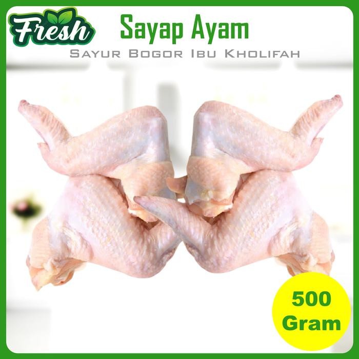 Pilihan- Daging Sayap Ayam Chicken Wings Segar 500 Gram Daging Segar Bogor