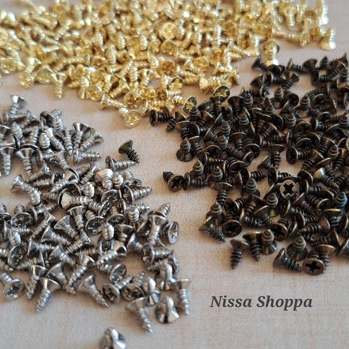 Terbaru Baut / Screw / Mur / Sekrup Kunci Dus Sekrup Kotak Kayu Sekrup Engsel