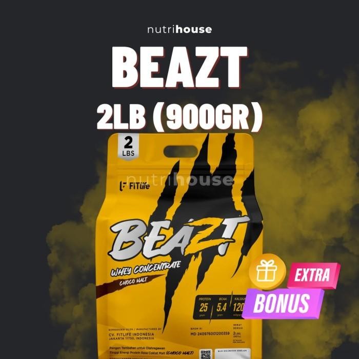 Fitlife BEAZT 2lbs Whey Protein Concentrate Fitlife Beast Nutrihouse