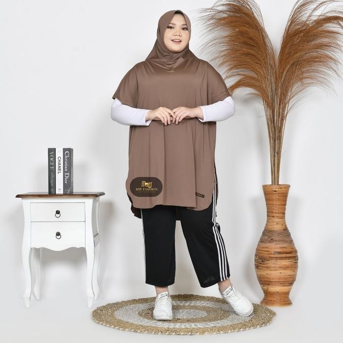 Pilihan- Grosirhijabku Kerudung Panjang Sport Baju Rompi Muslim Pad Tebal Olahraga Senam