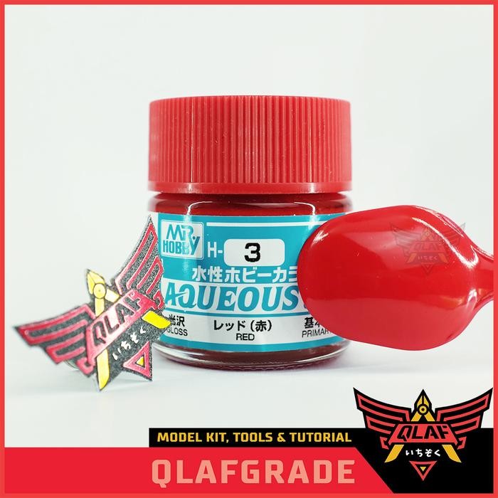 

RED H3 H 3 AQUEOS - Cat Acrylic Airbrush Model Kit