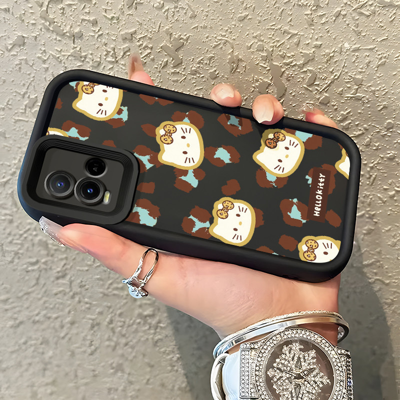 Casing Hp VIVO Y21 Y21s Y21T Y21E Y21A Y21G Y33T Y33s Case Casing Kartun Leopard Tas pola HP Kasing 