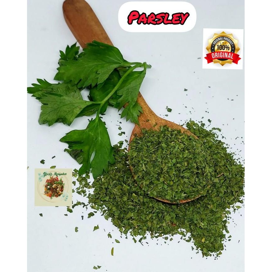 

NEW PRODUK PARSLEY DRY / DAUN PARSLEY KERING / PARSLEY FLAKE 250GRAM PITALOKAOUTLET23