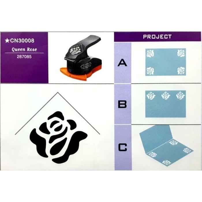 

Khusus Gosend! Pembolong Kertas Motif Carla Craft Florence Muret Collection Cn-3000