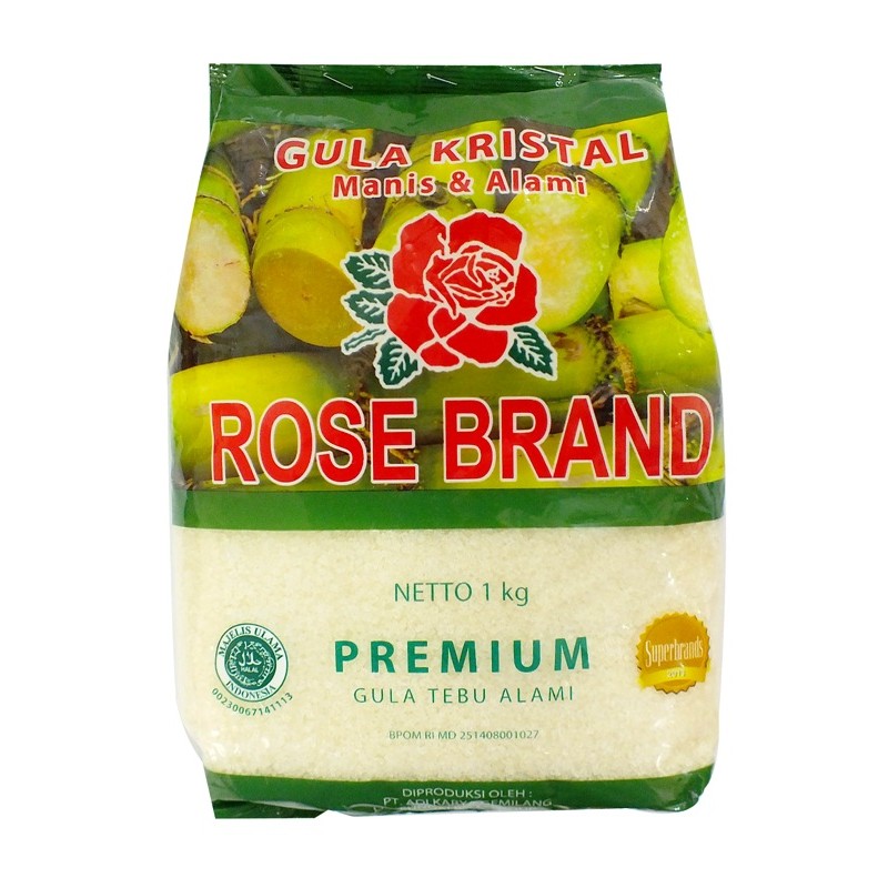 

S47361 ROSE BRAND PREMIUM GULA 1KG BUNGKUS MAJU BERSAMA (20250910)