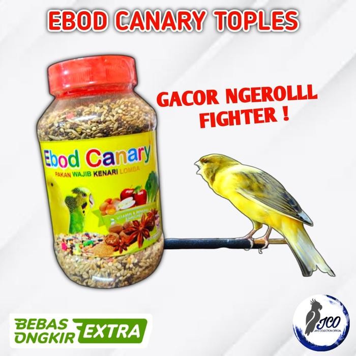 Pilihan- Pakan Lomba Burung Kenari Ebod Canary Toples Ebod Kenari Toples Gacor
