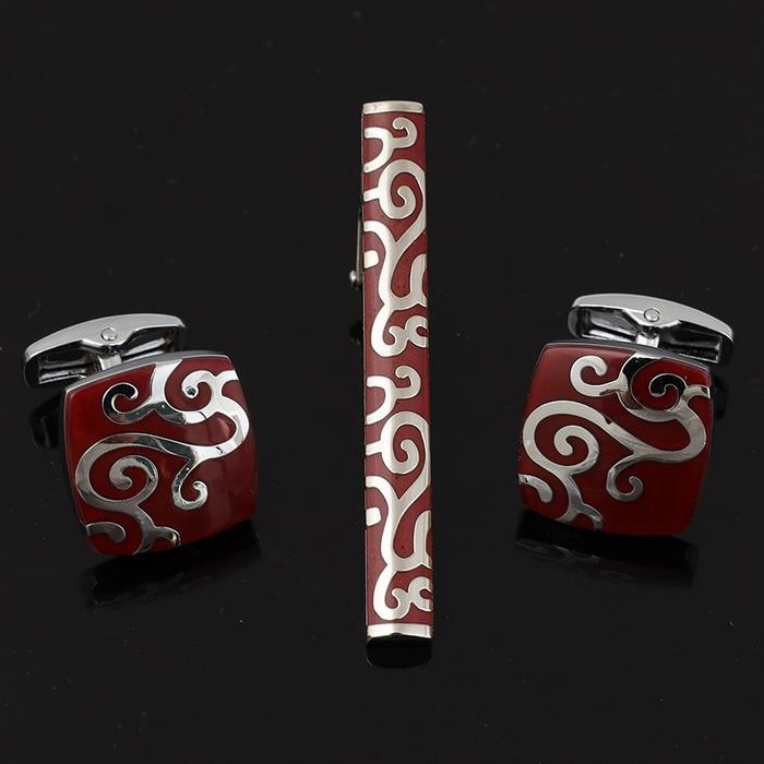 TERMURAH Cufflink Dan Jepit dasi FREE KOTAK PREMIUM READY STOCK