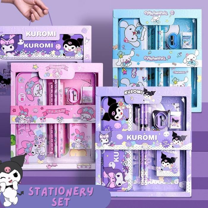 

OJ [ATK] Stationery Set Paket Alat Tulis Anak Karakter S*nrio My M*lody Kur*mi C*nnam*roll