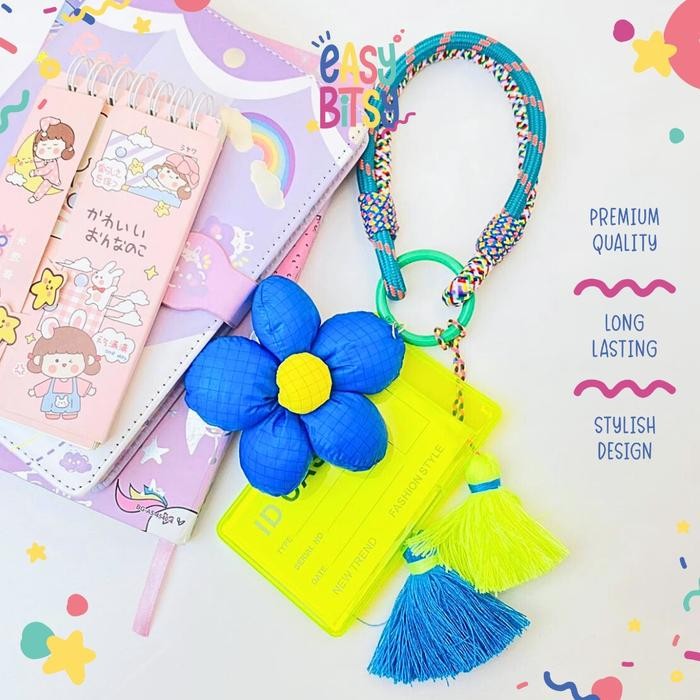 

OJ Easy Bitsy Keychain Lanyard Korea Name Tag ID - Louis Card Bag