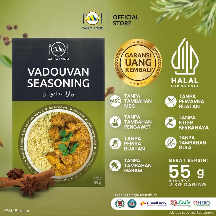 

Stok Baru Bumbu Vadouvan Seasoning - Cairo Food